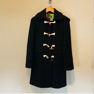 J. Crew Women's 80% Virgin Wool Blend Toggle Coat Size 2